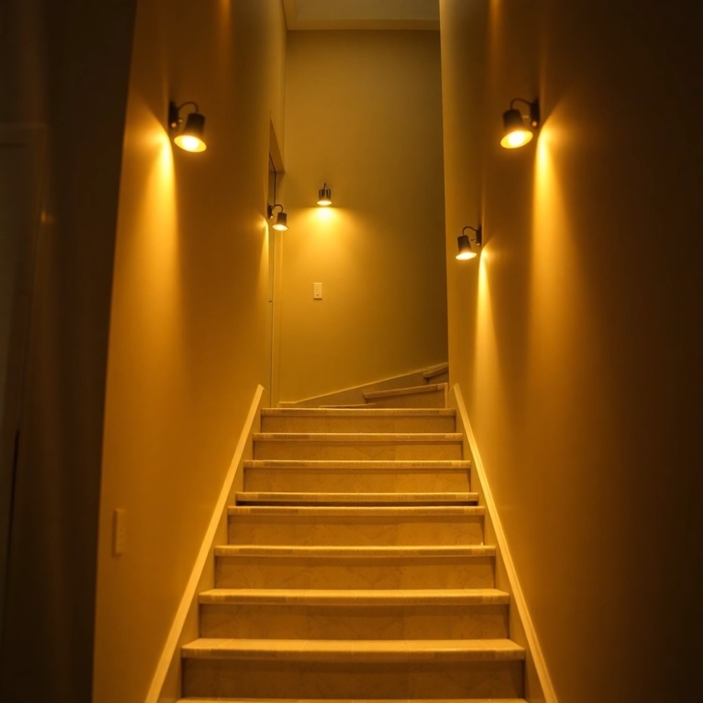 Jak rozmieścić oświetlenie schodowe