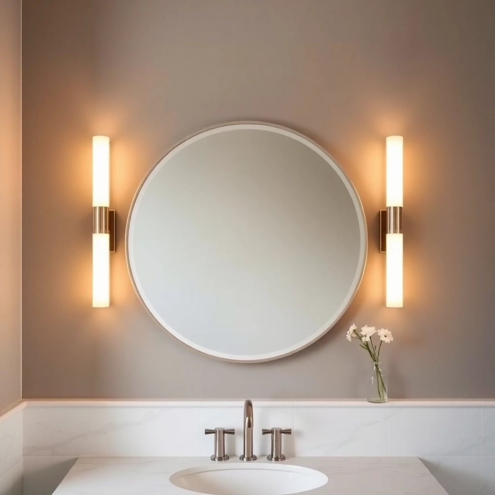 Jakie Oświetlenie Do Okrągłego Lustra