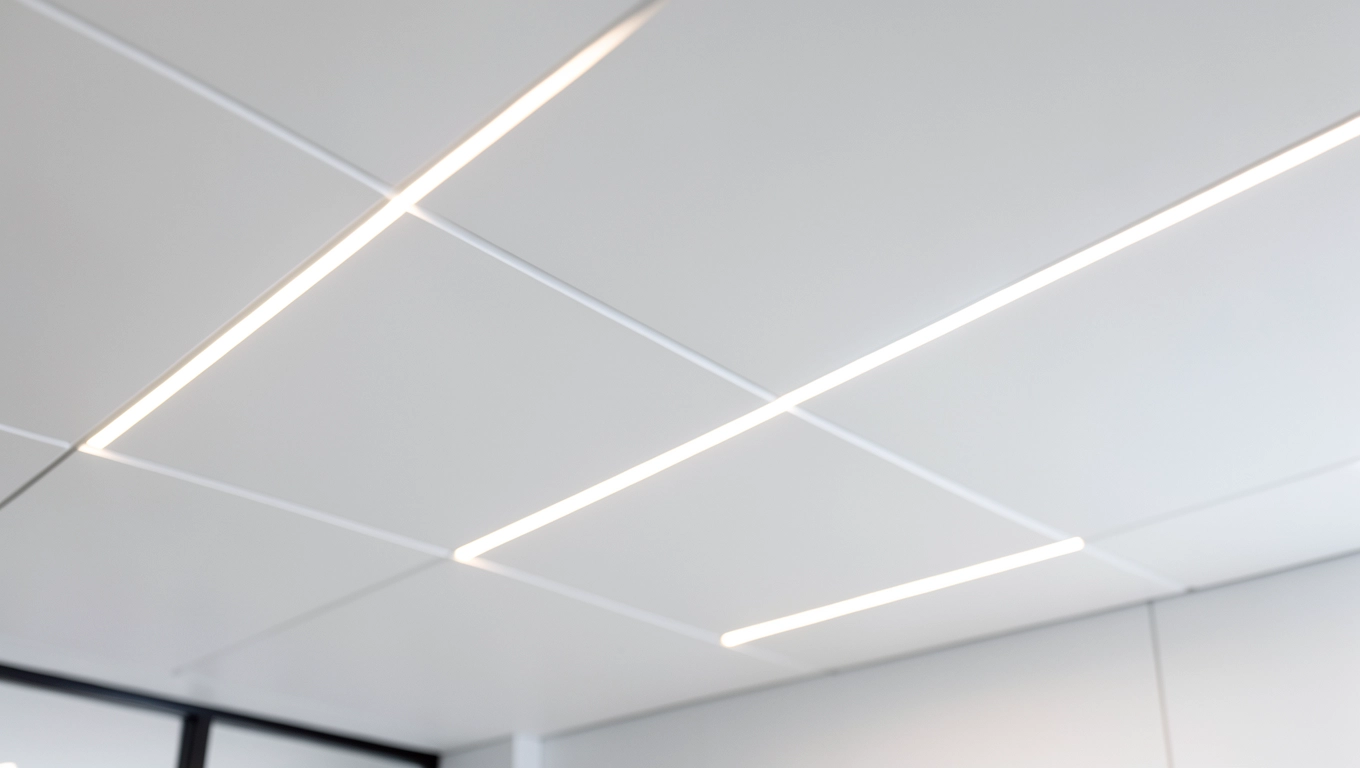 montaż oświetlenia led w suficie podwieszanym cena