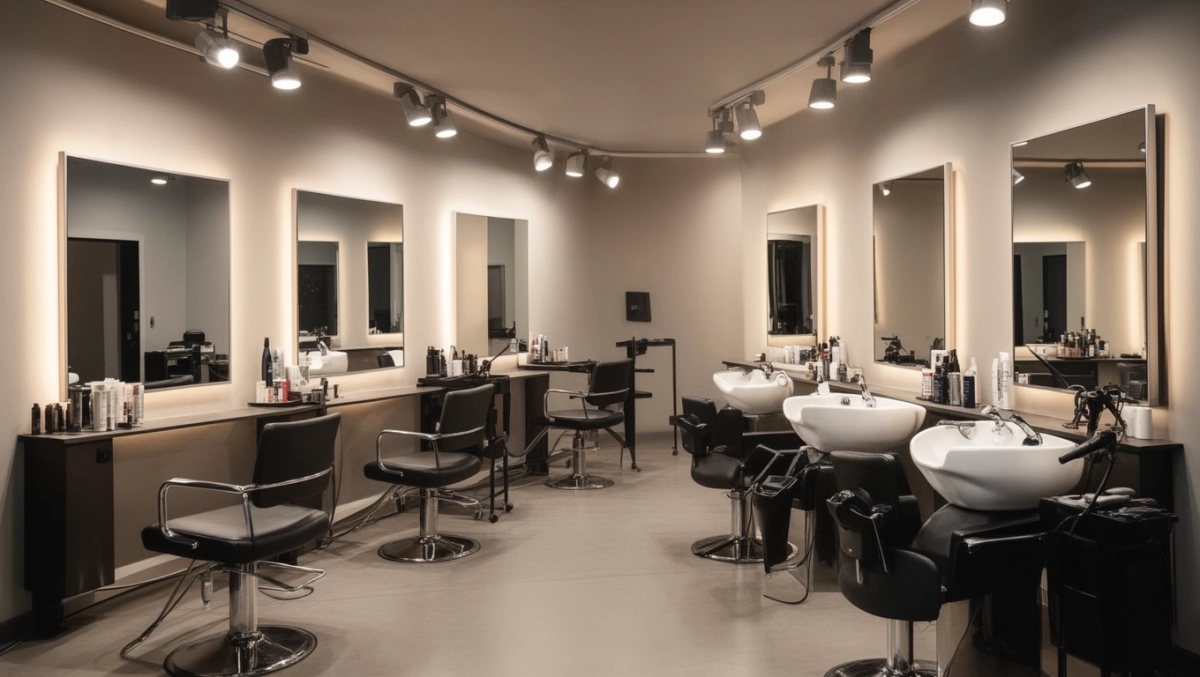 natężenie oświetlenia w zakładzie fryzjerskim