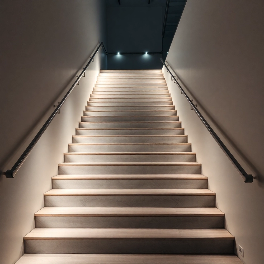 Nowoczesne oświetlenie schodowe