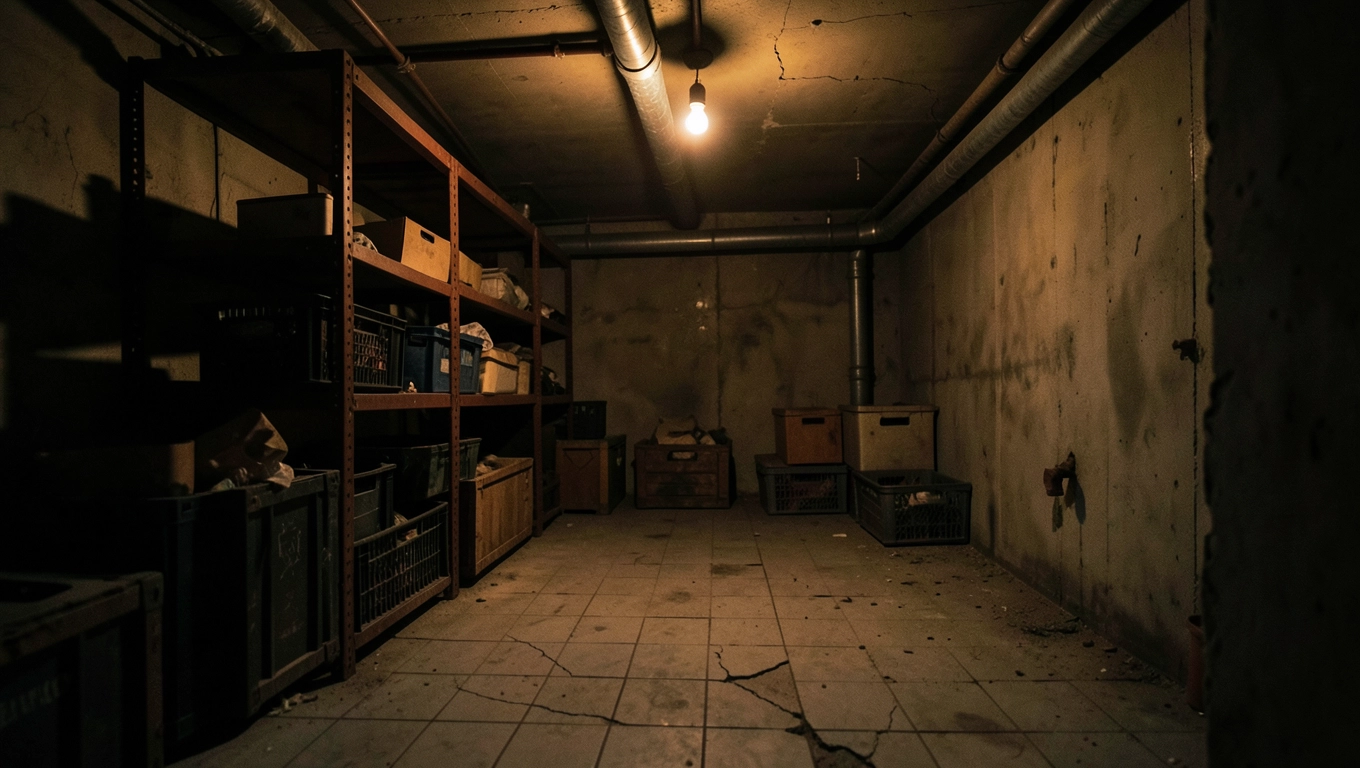 oświetlenie piwnicy