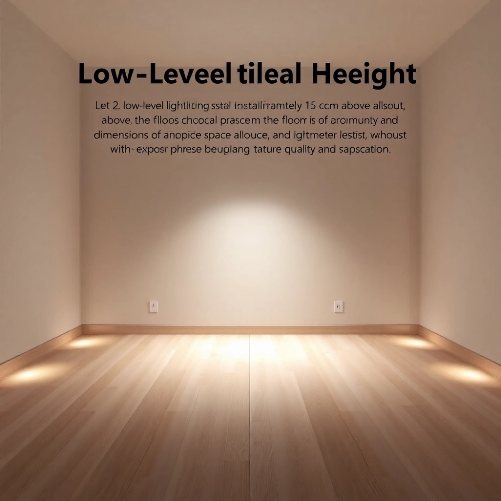 Oświetlenie przypodłogowe na jakiej wysokości