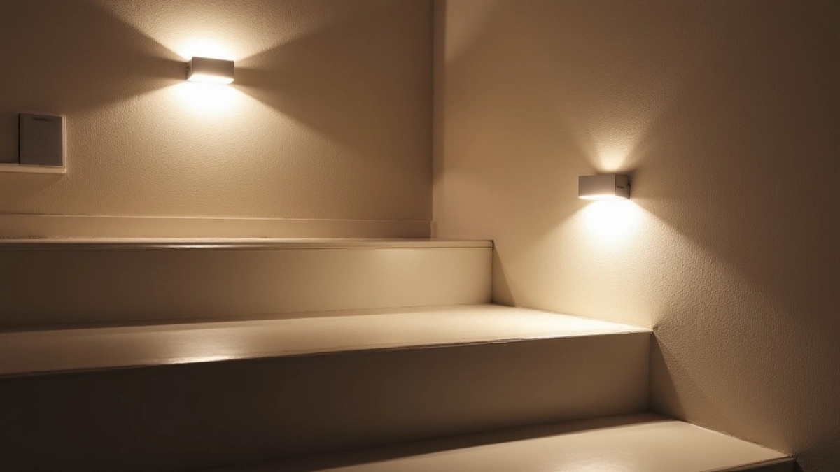 Oświetlenie schodowe 230V do puszki fi 60mm