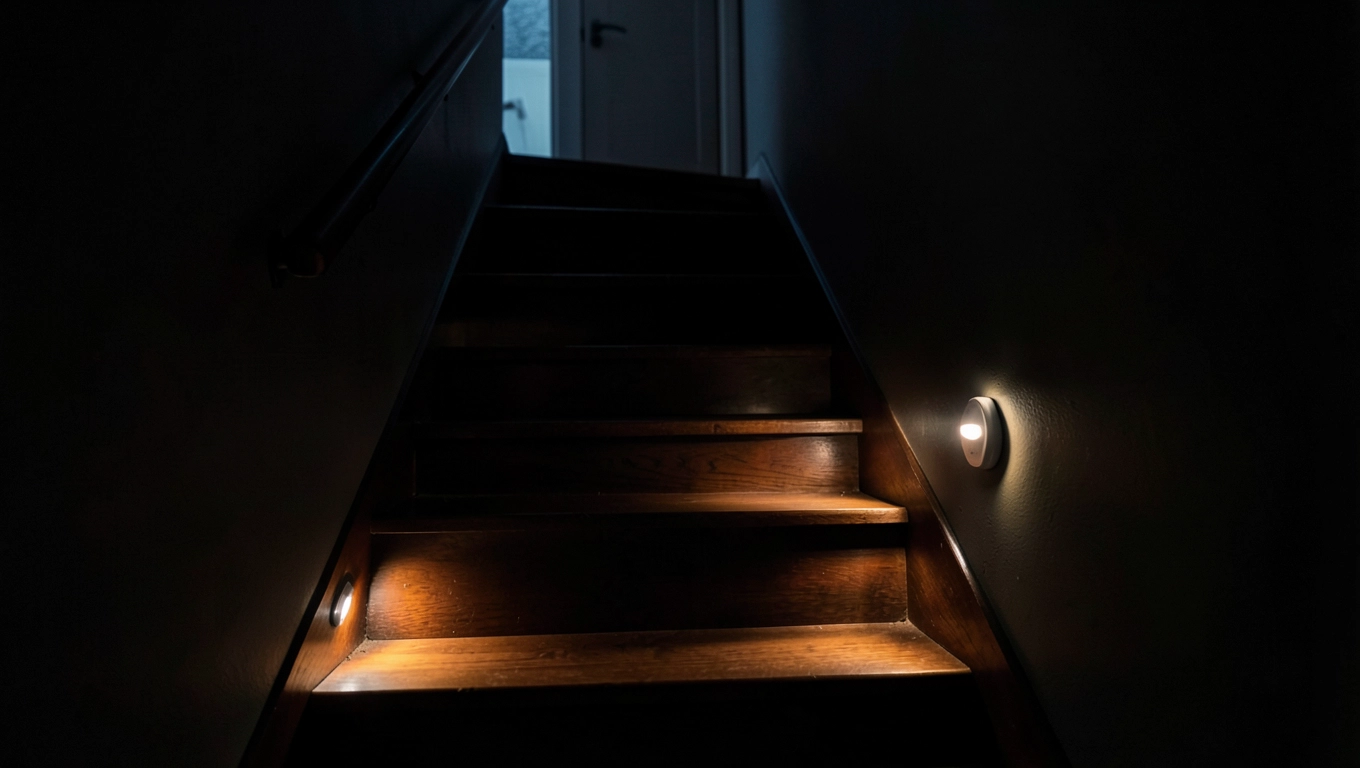 oświetlenie schodowe z czujnikiem ruchu 230v