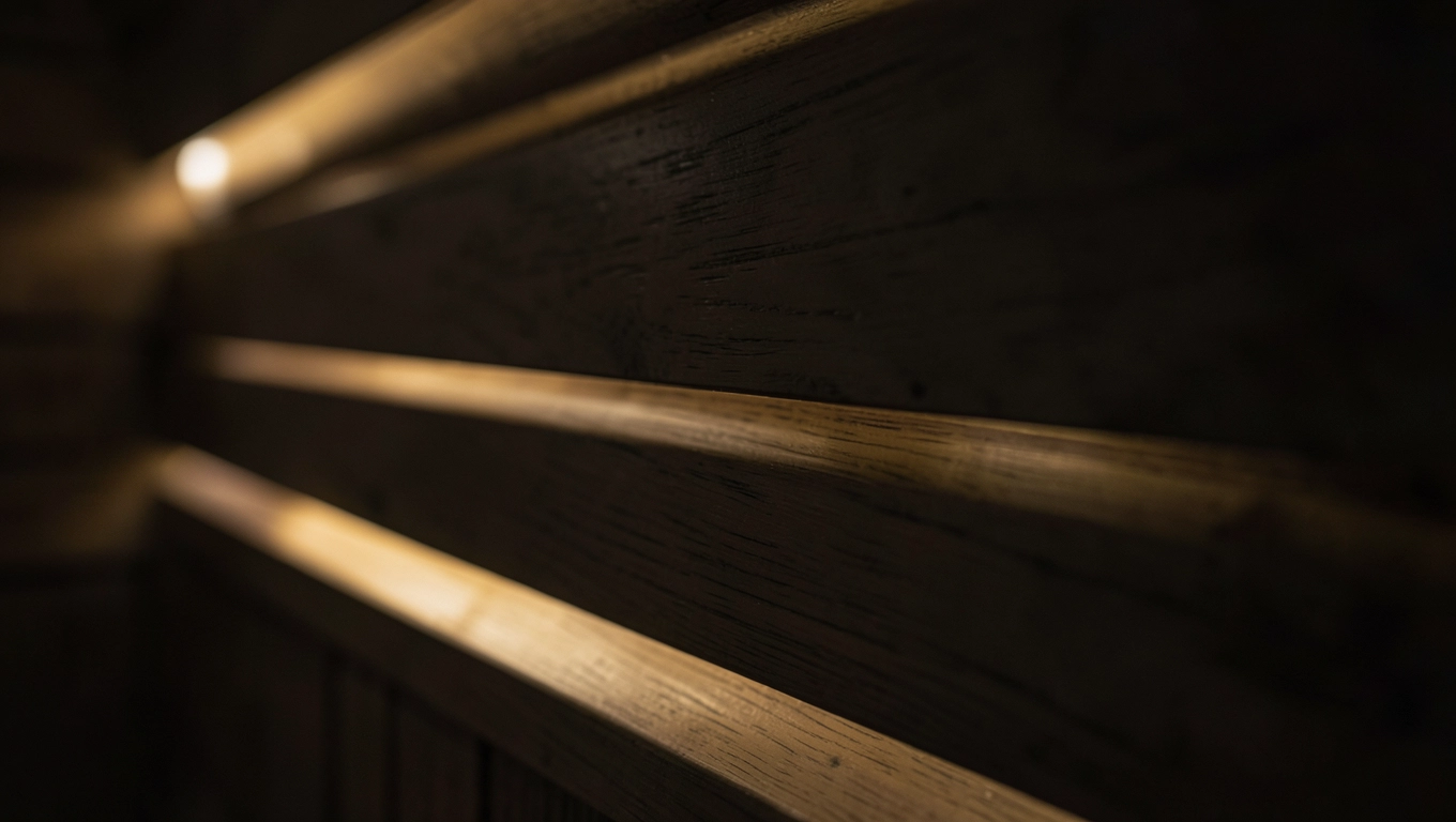 oświetlenie w lamelach