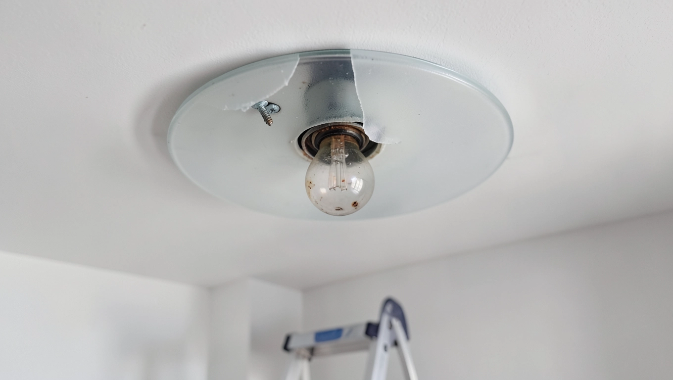 plafon sufitowy jak wymienić żarówkę