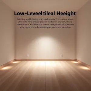 Oświetlenie przypodłogowe na jakiej wysokości