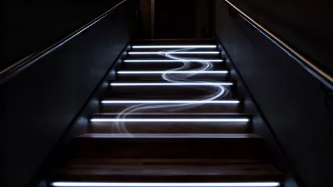 Oświetlenie schodów LED z czujnikiem ruchu