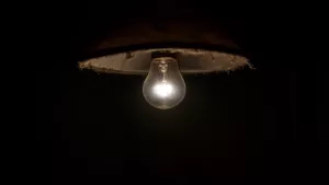 Świecąca żarówka bez prądu