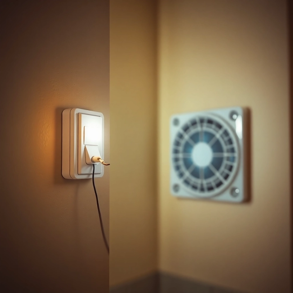Włącznik światła jak podłączyć wentylator łazienkowy do oświetlenia
