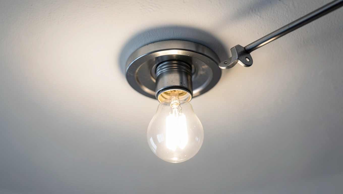 wymiana żarówki gu10 w oprawie sufitowej